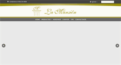 Desktop Screenshot of lamansiongaleria.com